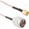 Cablu N tată - SMA tată drept 0,406m 50&Omega; AMPHENOL RF