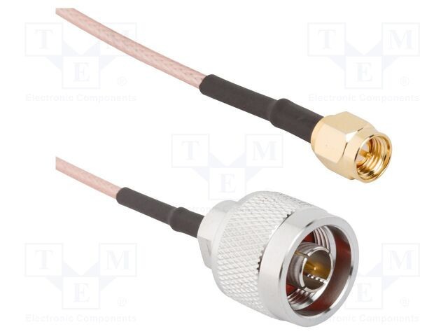Cablu N tată - SMA tată drept 0,406m 50&Omega; AMPHENOL RF