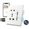 Camera Spion in Priza Universala de perete iUni PR2, Wi-Fi, 32GB, Full HD, 2 porturi USB-A