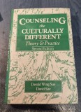 Counseling the culturally different Derald Wing Sue David Sue