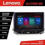 Navigatie Jeep Compass 2021- Qled 2K Octa Core 8+128 LTE 4G DSP Wifi 5Ghz HDMI android auto carplay radio gps internet kit-compass2021+ULTRA-2K-10-8+1
