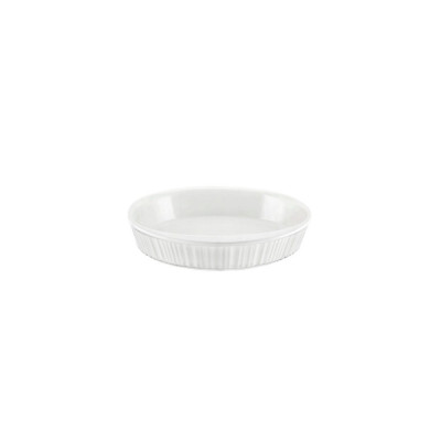 Vas termorezistent din ceramica oval pentru cuptor, 29 cm, capacitate 3 litri, alb, Satia Florina foto