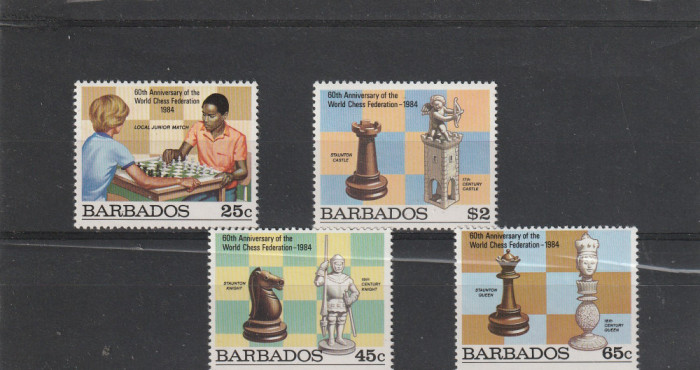 60 de ani de fegeratie mondiala de sah,Turneu local de sah ,Barbados .