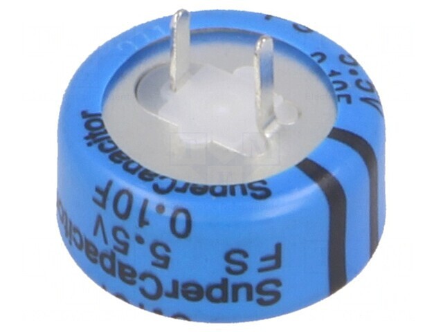 Supercondensator THT 0.1F 5.5V 5.08mm