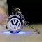 Breloc auto din cristal cu LED - Logo VW