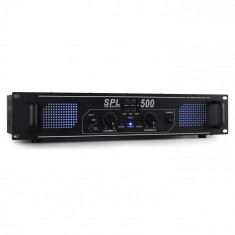 Skytec SPL500 DJ / PA amplificator 500W egalizator LED foto