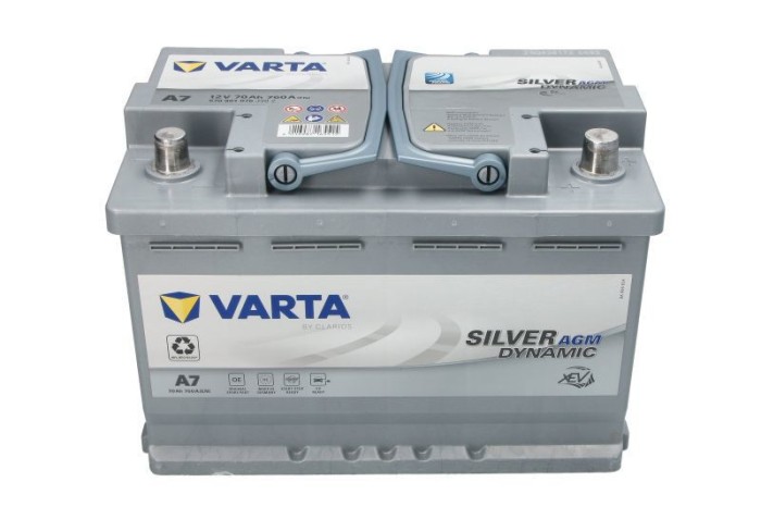 Acumulator auto Varta Silver Dynamic A6 12V 70AH AGM Start-Stop 511904 570901076J382