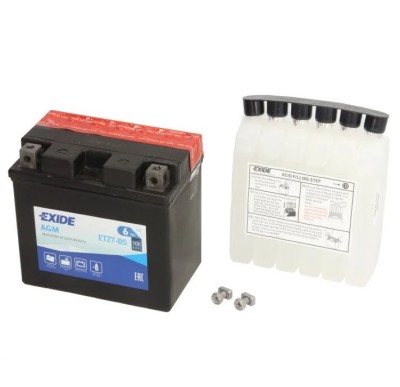 Baterie moto 12V 6Ah (YTZ7-S) AGM fara mentenanta (sigilata) Exide foto