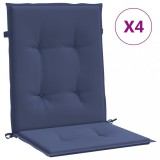 Cumpara ieftin Perne pentru scaune cu spatar jos, 4 buc., bleumarin, textil