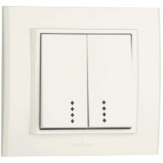 Comutator LED ST Alb