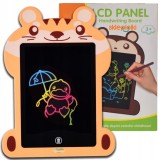 Tablet colorat pentru desen 8.5" cu peniță, ecran LCD, blocare și baterie CR1220