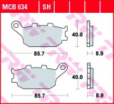 Set placute frana TRW MCB634 - Honda Jazz - CBF - CBR - Transalp - Suzuki V Strom - Bandit 600-1200 - Yamaha YZF-R1 600-1000cc