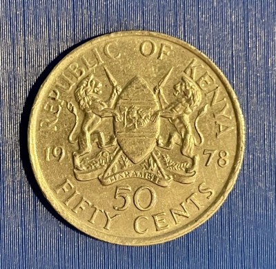 Moneda Kenya 1978 foto