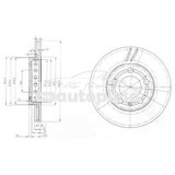 Disc frana VW POLO (6N2) (1999 - 2001) KRIEGER 0950004023
