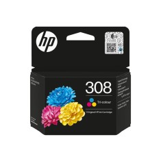 HP 308 Tri, color , Cartus Cerneala Original Cyan Magenta Yellow, 120 pagini, 7FP20UE CE1