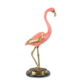 Flamingo-statueta vieneza bronz cu soclu marmuraTBA-261