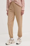 Gant pantaloni de trening culoarea bej, melanj