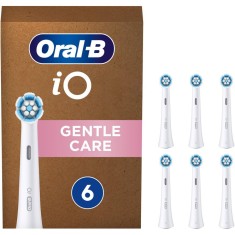 Rezerve periuta de dinti electrica Oral-B iO Gentle Care, compatibile doar cu seria iO, 6 buc, Alb
