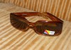 Ochelari de soare dama/(unisex)-SOVER, Plastic, Maro