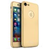 Husa de protectie pentru Apple iPhone 8, iPaky Pro Gold Original Case, acoperire completa 360 grade cu folie