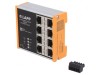 Switch Ethernet Administrabil 8 Porturi 18-30VDC RJ45