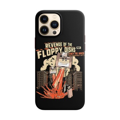 Husa compatibila cu Apple iPhone 13 Mini model The revenge of flppy disk,Silicon, Tpu, Viceversa foto