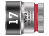 Cap tubular HEX 17mm 3/8 29mm oțel crom-vanadium 6 puncte