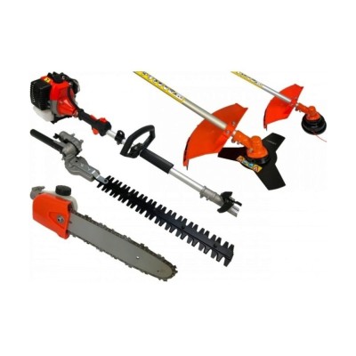 Motocoasa multifunctionala 4in1, fir, disc, cap drujba, cap gard viu, Verke foto