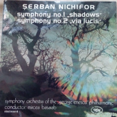 DISC LP RCM: SERBAN NICHIFOR - SYMPHONY No. 1/SYMPHONY No. 2 (ST-ECE 02824/1986)