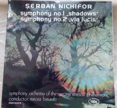 DISC LP RCM: SERBAN NICHIFOR - SYMPHONY No. 1/SYMPHONY No. 2 (ST-ECE 02824/1986) foto