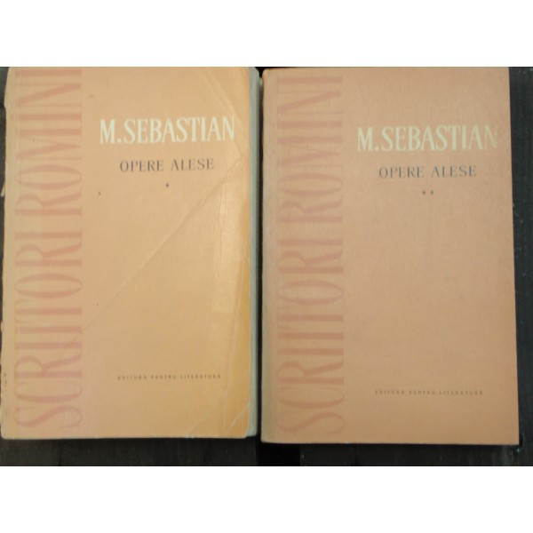 OPERE ALESE - M. SEBASTIAN 2 VOLUME