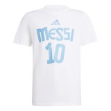 Lionel Messi tricou de copii MESSI Name and number white - 152