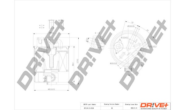 Dr!ve+ DP1110.13.0126 filtru combustibil