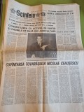 Scanteia 3 septembrie 1987-cuvantarea lui ceausescu