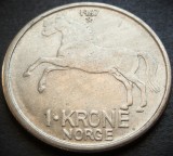 Cumpara ieftin Moneda 1 COROANA - NORVEGIA, anul 1967 * cod 4335, Europa