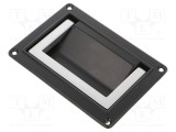 Suport MENTOR negru și argintiu H: 20mm L: 91mm W: 130mm cu manetă