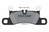 TEXTAR 2514301 set placute frana,frana disc
