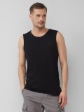 s.Oliver Tricou barbati din bumbac fara maneci, Regular fit, Negru, S