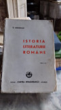 ISTORIA LITERATURII ROMANE - D. MURARASU