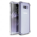 Husa Evetane pentru Samsung Galaxy S8, silicon transparent cu margini intarite - SECOND