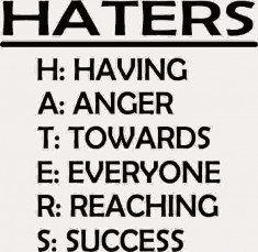 Sticker Auto Haters dictionar foto