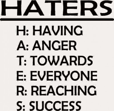 Sticker Auto Haters dictionar foto