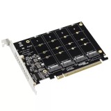 Adaptor Quad (4) Drive NVME M.2 la PCIE x16
