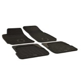 Cumpara ieftin Set covorase auto cauciuc Umbrella pentru Skoda Superb I (2002-2008), Negru, Set complet