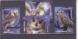 ROMANIA 2022 - PASARI DE NOAPTE, MNH - LP 2368, Fauna, Nestampilat