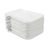 Pachet de 9 manusi de baie PHOGARY din microfibra, 15x20 cm, alb - RESIGILAT