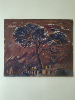 Tablou original Bradut Covaliu, nr 15 expozitie - Pomul fara brate foto