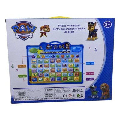 Tableta touch in limba romana Patrula Catelusilor Paw Patrol- sa invatam alfabetul foto