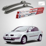 Cumpara ieftin Ștergătoare Renault Megane II Sedan 2002-2006 | Set Față Flat &ndash; TeamCar&reg;