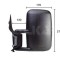 Oglinda exterioara VW LT II bus (2DB, 2DE, 2DK) (1996 - 2006) ALKAR 9201910